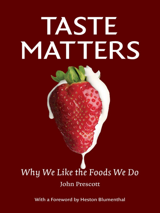 Title details for Taste Matters by John Prescott - Available